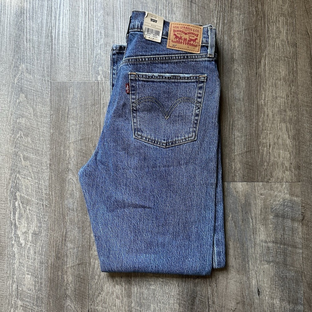 NEW LEVI'S W30/L30 MEN'S 501 ORIGINAL FIT JEANS - MEDIUM STONEWASH BLUE‎ Y2K